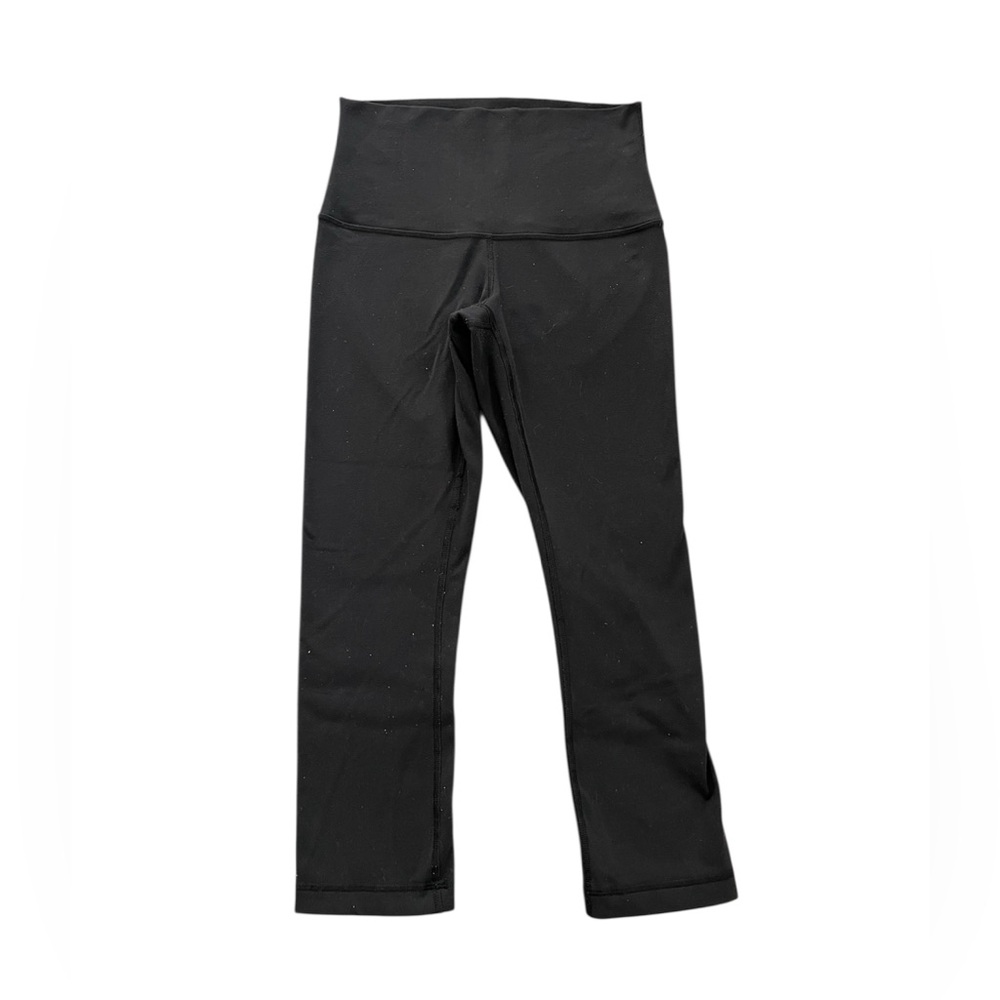 Lululemon Black 21” Cropped High-Waisted Leggings Size 6